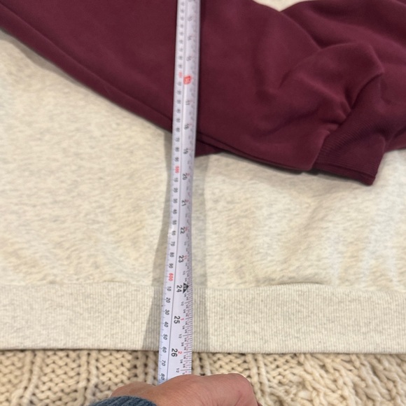 Edikted Burgundy and Gray Hoodie Size L  for - Picture 4 of 5